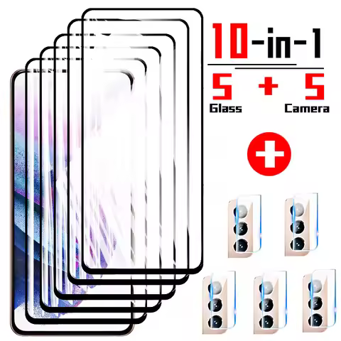 Screen Protective Glass for Samsung Galaxy S21 Plus Fe S20 Fe Camera Protectors Tempered Glass for S