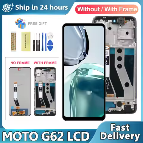 G62 Display Screen For Motorola Moto G62 5G Lcd Display Touch Screen Digitizers with Frame For moto 