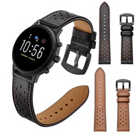 Fossil Gen 6 Gen 5 44MM Smart Watch Leather Strap For Fossil Gen 5E Llie Smartwatch Band Soft Sports