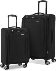 名牌 Samsonite Saire Lte softside 軟殻布 行李箱 喼 28及24吋 兩隻