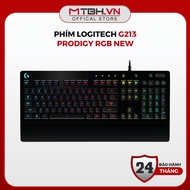 Logitech G213 Prodigy RGB Mechanical Gaming Keyboard - Waterproof Wired Keyboard, Built-in Armrest, 