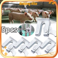 5pcs Garden Agricultural/ Latch Slot Hook Automatic Fence Door Lock Fence Hinge Latch Door