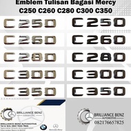 C250 C260 C280 C300 C350 Mercedes Benz New C-Class Trunk Emblem