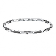 Maserati Jewellery JM226ATZ75 CERAMIC BR SS BLACK BRACELET BASE