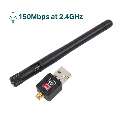 150Mbps Mini USB WiFi Adapter Wireless Network Card 802.11 b/g/n Antenna Wi-Fi Signal Receiver MT760