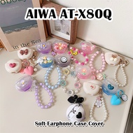 【Case Home】For AIWA AT-X80Q Case DIY Cute Fresh Cartoon Soft Silicone Earphone Case Casing Cover