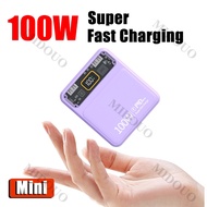 [SG] 20000mAh Power Bank With Built-in 4 Fast Charging Cables Powerbank PD20W Mini Portable  Powerbank