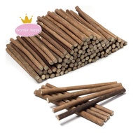 120Pcs 6 Inch Craft Sticks Long Wood Sticks Twigs Sticks Wood Logs for Crafts, for Decoration, DIY C