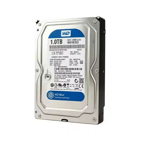 HDD 1TB WD Blue PC Hard Drive 1T Desktop Internal Hard Disk Drive 3.5-Inch SATA Harddisk for Office 