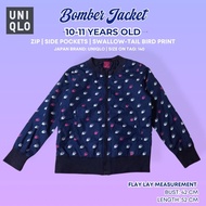 Uniqlo X Undercover Collab Bomber Jacket Kids Size Tag 140 10-11 Years Old| Preloved