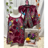 Yukensi Batik Hotpants Set Lie Ing / Pakeemama Brand Jumbo Size Sleepwear HP Brand Lie Ing Jumbo Sle
