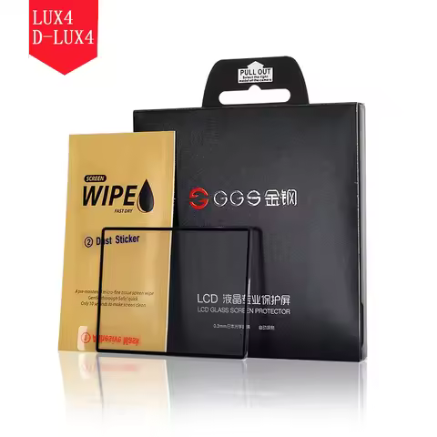 for Leica LUX4 D-LUX4 Camera GGS IV 0.3mm Japanese Optical Glass 6 Layers Electrostatic Attraction L