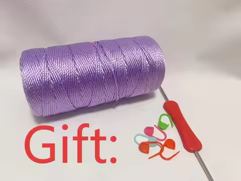 1.5mm 200m Colored Polypropylene Yarn Cord Crochet Yarn Art Cord Yarn Knitting Cord Crafts DTY for C