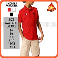 Baju Polo Kolar T Shirt Toyota V8 Sulam Cotton Budak Kids Kanak Lelaki Boys Pakaian Fashion Motorspo