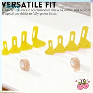 CHERRY 4pcs Chicken Leg Splint, Adjustable Ightweight Duck Leg Splint, Professional Durablel Reusabl