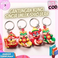 GANTUNGAN 2025 IMLEK KEYCHAIN SHIO SNAKE KEYCHAIN IMLEK SHIO SNAKE SINCIA SNAKE KEYCHAIN CUTE IMLEK 