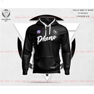 【Motion】Pheno Hoodie Dri fit Men Women Long Sleeve Unisex full sublimation jersey Customized name an
