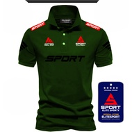 ELITESPORT ACTION SPORTYPOLO PREMIUM SCREEN-PRINTED LOGO/ CLOTHING/ COLLARPOLO FOR MEN ADULTWanita M