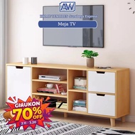 [Surabaya Express]TV Table Wooden TV Table Minimalist TV Table Wooden TV Table TV Shelf TV Cabinet 1