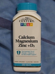 21st Century 鈣鎂鋅+維他命D3 Calcium Magnesium Zinc+D3