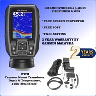 Garmin Striker 4 / FF250 Marine GPS CHIRP Sonar with Transducer