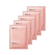 DERMALOGY by NEOGENLAB Probiotics Relief Mask, Pack of 5 (0.88 oz / 25g) - Hydrating & Firming Facia