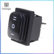 [MinaZ] 12V Black Waterproof 6Pin DPDT Self Locking Rectangle Rocker Switch PH