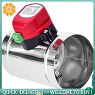 4" Motorized Duct Damper Backdraft Damper Airflow Control Damper for HVAC System