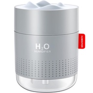 Portable USB H2O Humidifier 500ml, Snow Mountain Design Quiet Ultrasonic Mist Humidifier