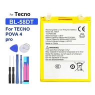 High Capacity Safe BL-58DT 6000mAh For Tecno Pova 4 Pro Mobile Phone Battery
