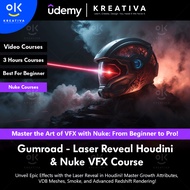VFX Masterclass - Laser Reveal Houdini & Nuke VFX Course | VFX Video Course