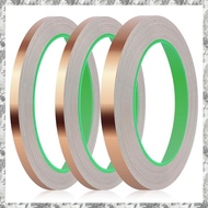 [I O J E] 3Pack Copper Foil Tape,Double-Sided Conductive Copper Tape Adhesive for Shielding,Groundin