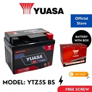 YUASA YTZ5S YTZ5 BATTERY HONDA YAMAHA EX5 DREAM WAVE WAVE110 WAVE125 LC135 Y15ZR Y15 AVANTIZ SOLARIZ