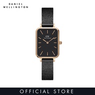 Daniel Wellington Quadro Pressed Ashfield 20x26mm Rose gold with Black Dial - Watch for women - Womens watch - Fashion watch - DW Official - Authentic นาฬิกา ผู้หญิง นาฬิกา ข้อมือผญ