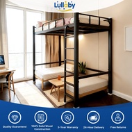 𝐋𝐮𝐥𝐥𝐚𝐛𝐲  Katil Bunk/Bunk Bed/Double Decker/Metal Bunk Bed Heavy Duty Single Metal Loft Bed