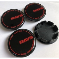 58 มิล NEW 4 ฝาครอบดุมล้อ ฝาครอบล้อ ฝากลางแม็ก RAYS Racing Volk ดุม ดุมรถ ดุมล้อ ดุมแม็ก ฝาแม็ก ฝาล้