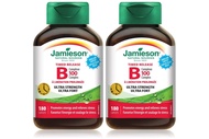 Jamieson Vitamin B100 Complex Timed Release 180caplets x 2(2 Bottles)