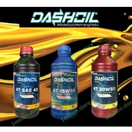 DASHOIL 4T SAE40 SEMI SYNTHETIC 15W50 20W50 MINYAK HITAM