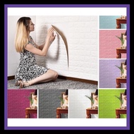 ✅HOT ITEM✅70cm x 77cm Wall Sticker PE Foam 3D Wallpaper DIY Wallpaper Brick Waterproof Self Adhesive