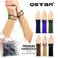 Handsocks ruffle muslimah handsock panjang selesa murah Ready Stock Foreverstylo