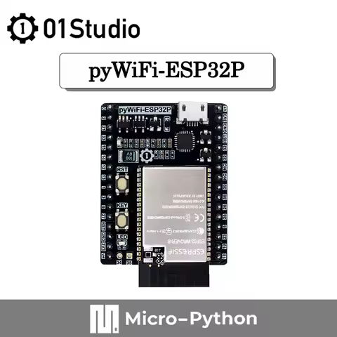 01Studio pyWiFi- ESP32P 8M RAM Development Demo Embedded Board MicroPython WiFi LVGL Programming Dev