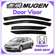 HONDA INSIGHT 2009-2014 MUGEN DOOR VISOR AIR PRESS WINDOW VISOR (4PCS/SET)