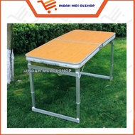 Terlariss !!! Meja Lipat Koper Portable Kaki Kotak / Folding Adjustable Table / Meja Lipat Koper Mod