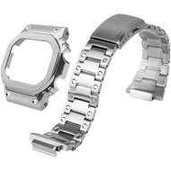 Kit Mod Tali Jam DW5600, Gelang Tali Bezel Sarung Keluli Tahan Karat Serasi dengan Casio G-Shock DW5