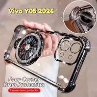 For Vivo Y05 4G Series Gyro Phone Holder Case For Vivo Y 05 VIVO Y05 vivoY05 05Y Y05Vivo VivoY05 4G 