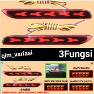 EC2-LRBIN05 LAMPU REFLEKTOR BUMPER BELAKANG INNOVA OLD 2005 - 2014 MODEL PANAH - LAMPU REFLEKTOR BUM