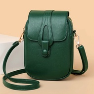 Women bag Sling Bag small bag Handphone Bag Cell phone bag  shoulder Bag Authentic Leather Tactile Feel Versatile Women's Bag