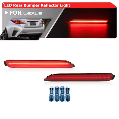 For Lexus NX300t NX300h NX200 RC200t RC300h RC350 RC F For Toyota RAV4 Cruiser Rear Bumper Led Refle
