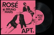 韓國女團單飛 Rose 朴彩瑛 (BlackPink)  / ROSÉ (Rosie) / Bruno Mars -  APT. 7” Vinyl Single (黑色) 7吋黑膠單曲 (2025年3
