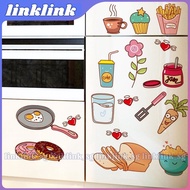 Vibrant Colors Wall Sticker Cute Kitchen Accessories Cartoon Characters Versatile Cute And Trendy Cartoon Creative Home Accents Decorate Adorable Easy To Apply inklink_sg